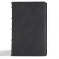 CSB Personal Size Bible, Holman Handcrafted Collection, Marbled Slate Premium Calfskin - Leather