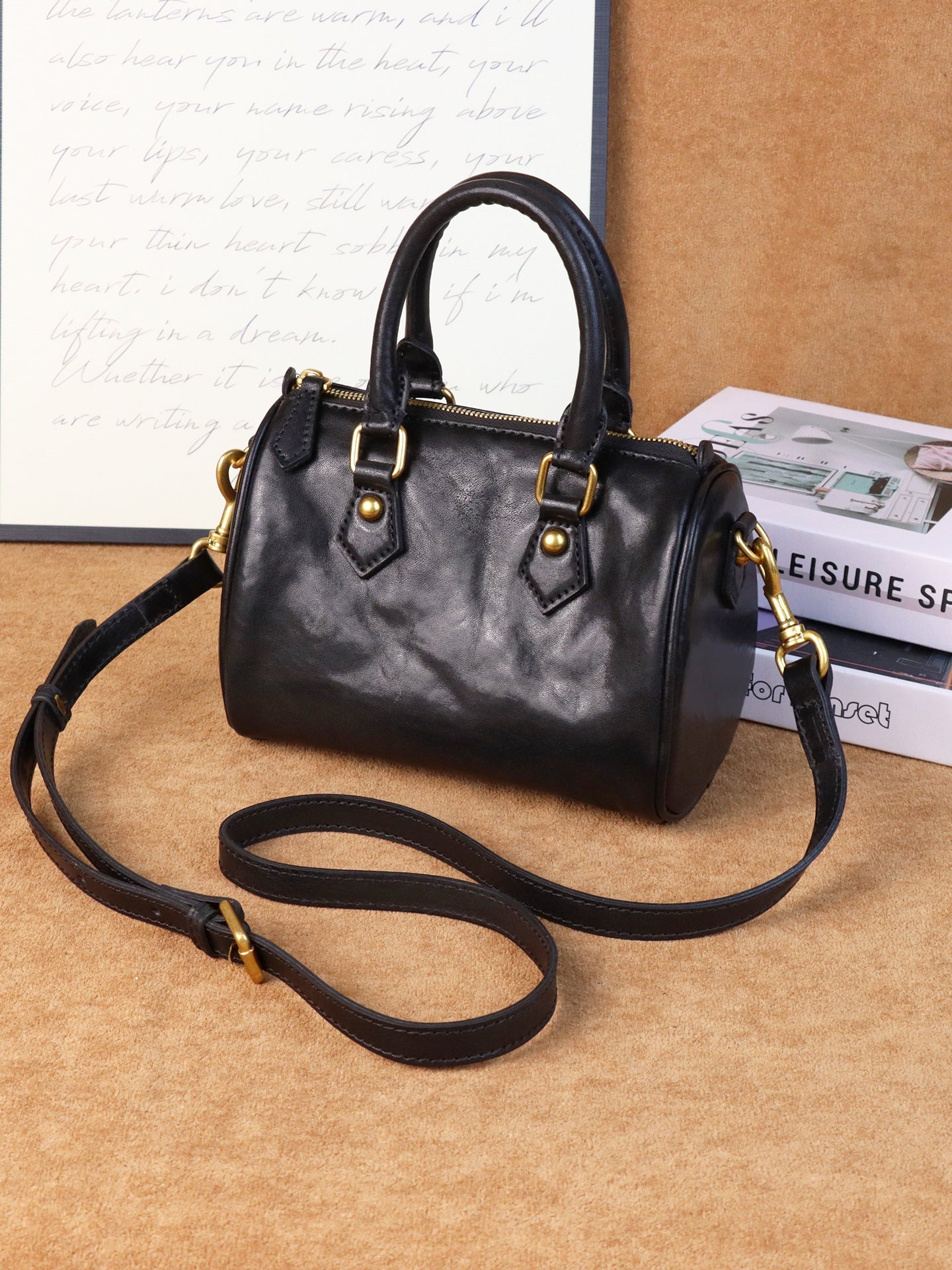 Boston-style Sophisticated Niche-design Vintage Handbag