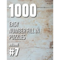 1000 Easy Number Fill In Puzzles Volume #7 - Paperback