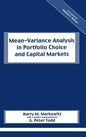 Mean-Variance Analysis in Portfolio Choice and Capital Markets - Hardcover