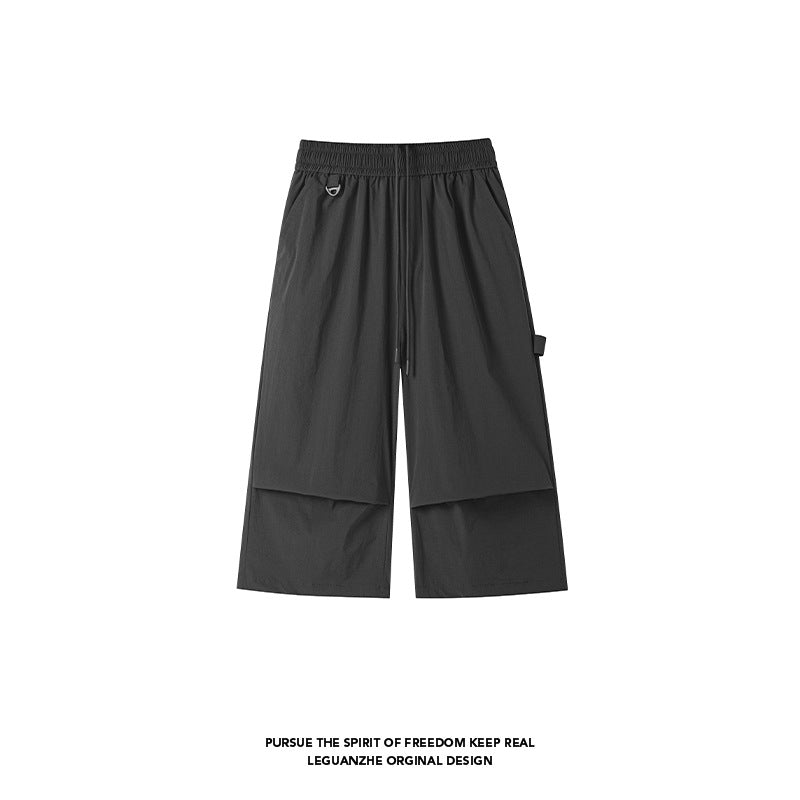 American-style Vintage Patchwork Work Pants
