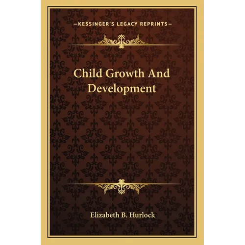 Child Growth And Development - Paperback
