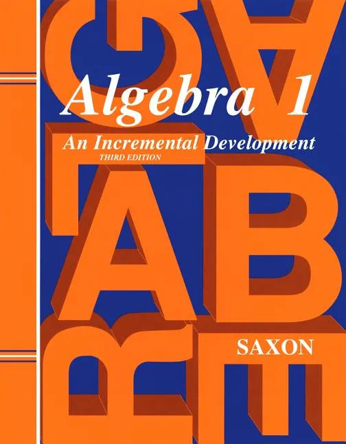 Saxon Algebra 1 Solutions Manual Third Edition - Paperback