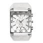 Avaner Mens Square Watch Oversize Steampunk Watch Leather Strap Big Face Watch