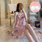Summer Suspender Nightdress Women''s Bra Pajamas  Pure Cotton