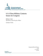 U.S.-China Military Contacts: Issues for Congress - Paperback