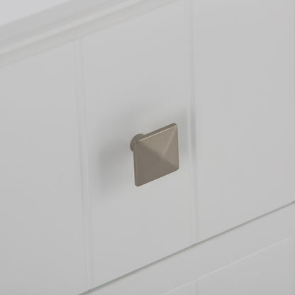Acadian - 4 Drawer Floor Storage Cabinet - Pure White