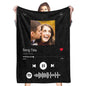 Music Code Personalized Photo Printing Blanket Flannel