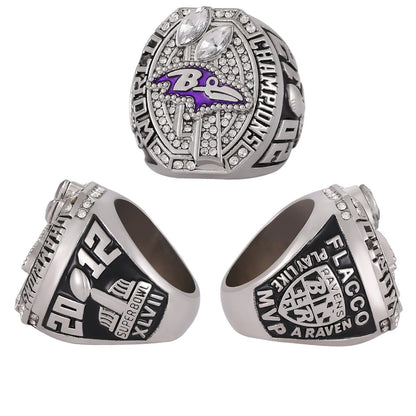 2001 & 2012 Baltimore Ravens  Super Bowl Championship Ring &Trophy Set