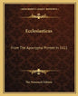 Ecclesiasticus: From the Apocrypha Printed in 1611 - Paperback
