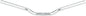 MSW 25.4 Urban Cruiser Bar 618mm Wide 45mm Rise 24degree SweepSilver