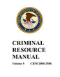 Criminal Resource Manual: 2000-2500 - Paperback