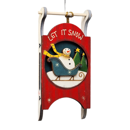 Rustic Wood Ornament -