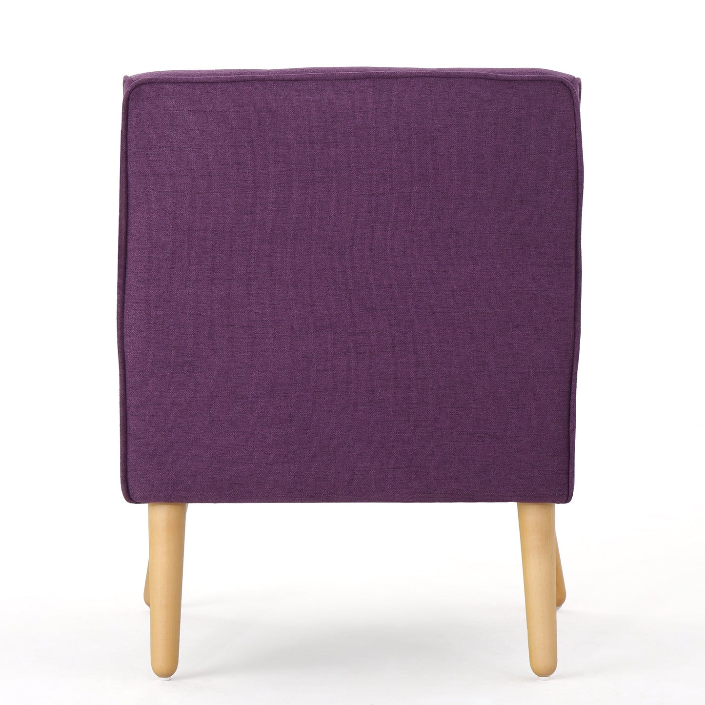 Accent Chair Mid-Century Tufted Purple Fabric 25x30x31