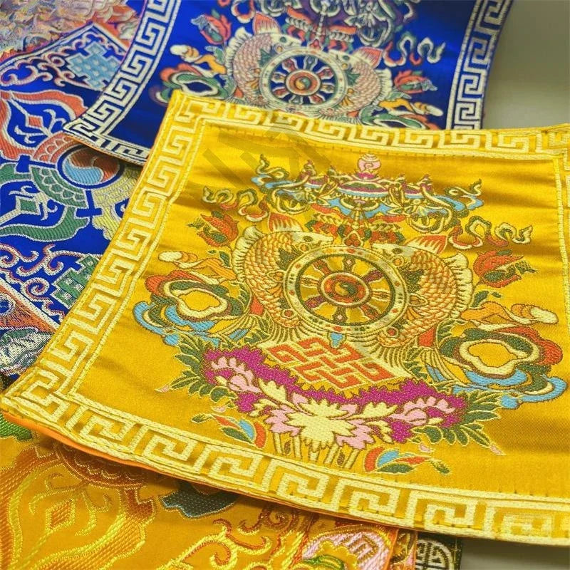 Tibetan-Style Buddha & Vajra Altar Cushion Mats
