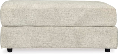 Soletren Oversized Ottoman Off White Modern Furniture