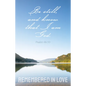 Funeral Bulletin: Remembered in Love (Package of 100): Psalm 46:10 (Kjv) - Paperback