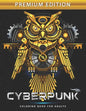 Cyberpunk Coloring Book for Adults: Steampunk Adults Coloring Book Stress Relieving Unique Design - Paperback