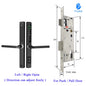 Waterproof Smart Lock – Fingerprint, Password & Card Access for Sliding Doors