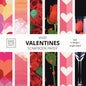 Vivid Valentine Scrapbook Paper: 8x8 Cute Designer Patterns for Decorative Art, DIY Projects, Homemade Crafts, Cool Art Ideas - Paperback
