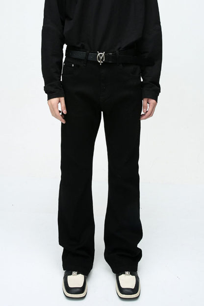 Mid Rise Jeans with Pockets