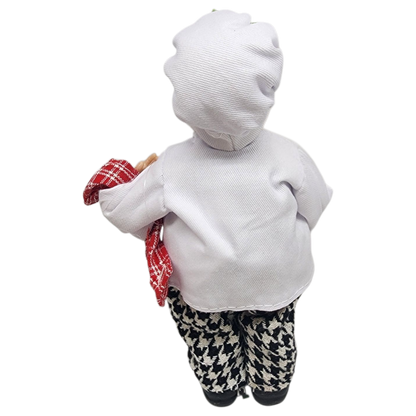Culinary Santa Figurine Ornament - 9 inches