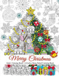 Merry Christmas: A Festive Stress Relief Coloring Book for Adults - Paperback