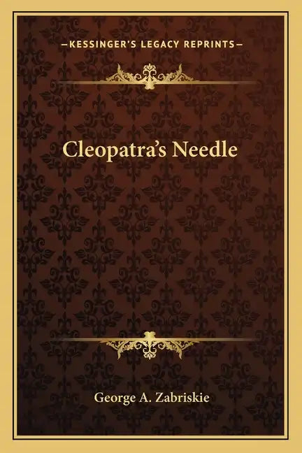 Cleopatra's Needle - Paperback