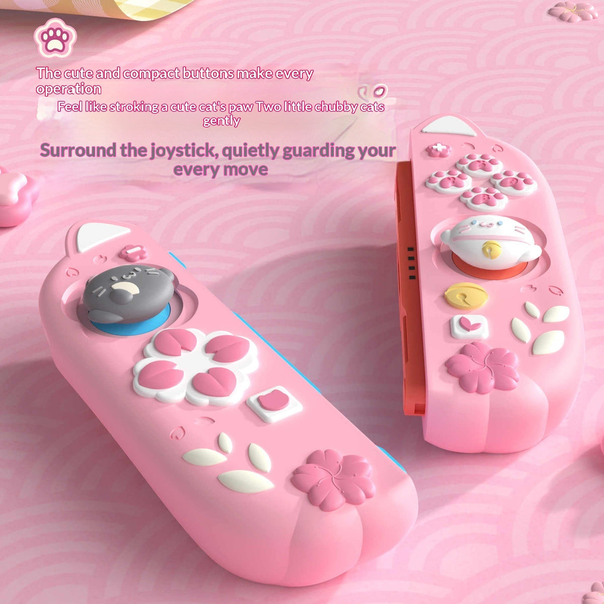 Cartoon Cat Handle Grip Silicone Protective Cover