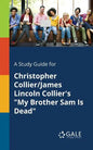 A Study Guide for Christopher Collier/James Lincoln Collier's "My Brother Sam Is Dead" - Paperback