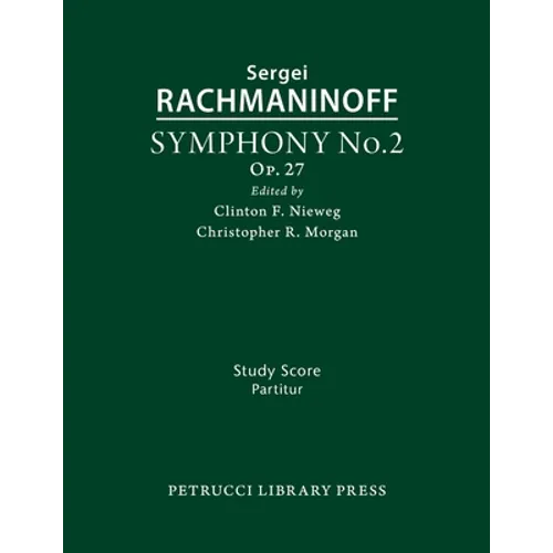 Symphony No.2, Op.27: Study score - Paperback