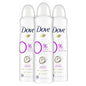 Dove 0 percent Deodorant Spray For 48 Hour Protection Coconut and Pink Jasmine Aluminum Free Deodorant 4 oz 3 Count White 4 Ounce (Pack of 3)