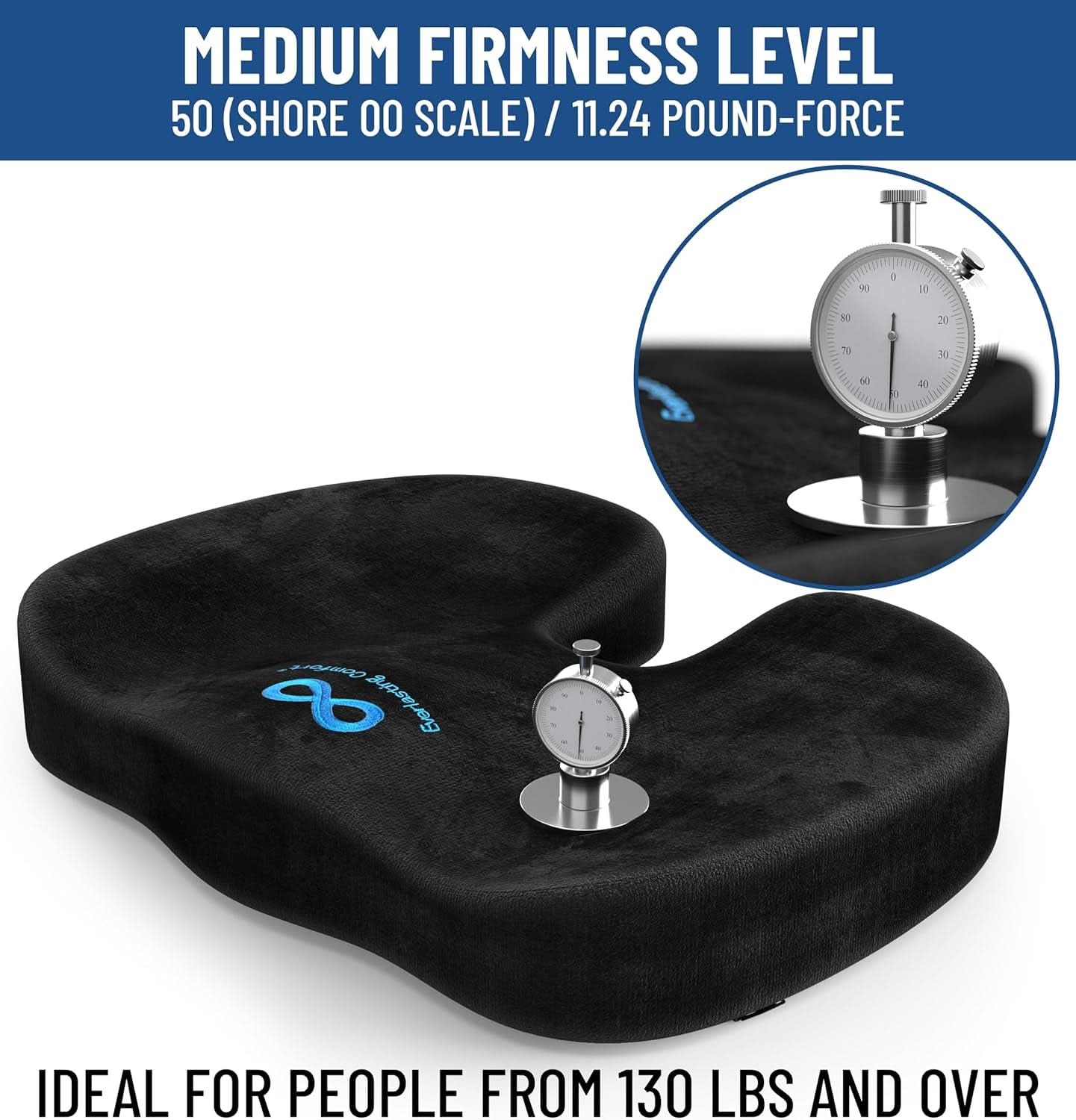 Memory Foam Office Chair Seat Cushion For Tailbone Pain