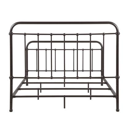 Livingston Metal Queen Open Frame Bed Dark Bronze