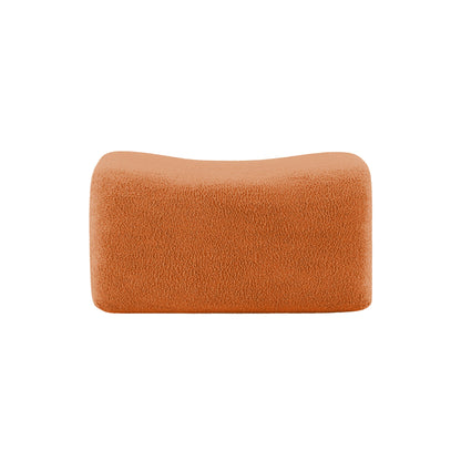 Ottoman Teddy Fabric - Orange
