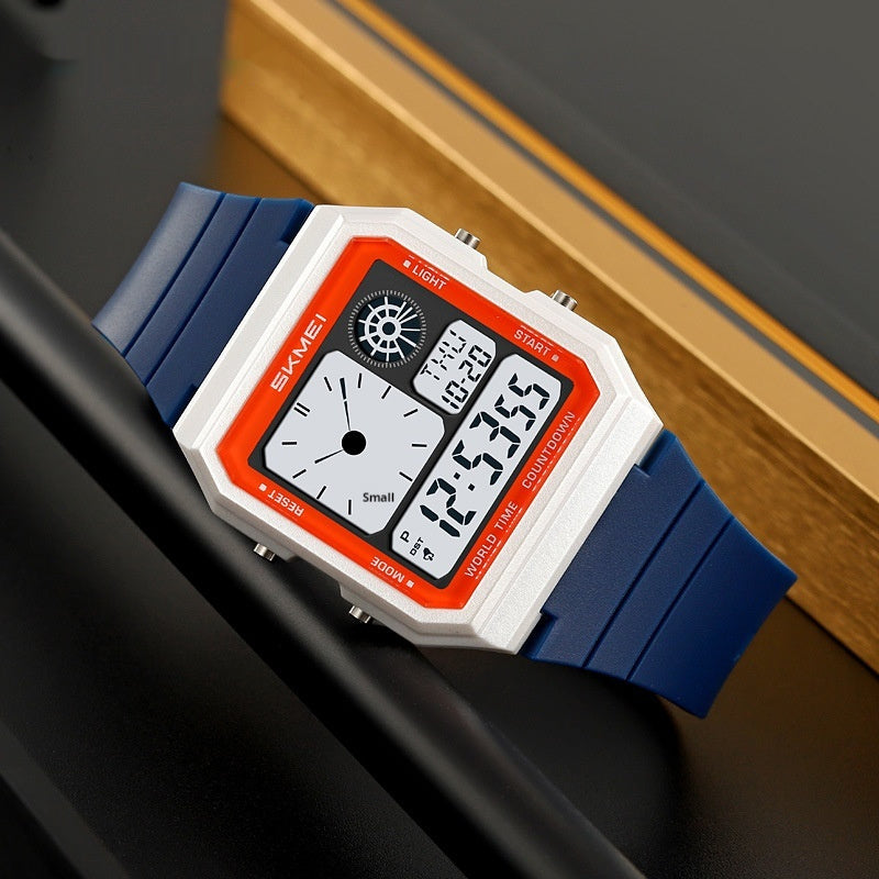 Men's Waterproof Multifunctional Electronic Sports Watch