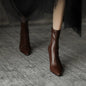 Net Red Skinny Pointed Toe Short Childre Autumn Socks Boots