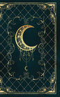 Magic moon grimoire: Lined Notebook - 120 pages - Vintage Book - Hardcover