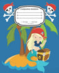 Yes, I am a Pirate Girl: Cute Composition Notebook Wide Ruled - Paperback