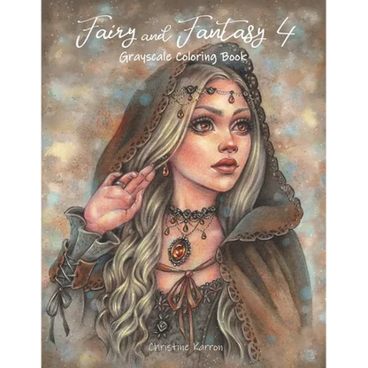 Fairy and Fantasy 4 Grayscale Coloring Book - Paperback