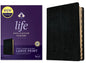 NKJV Life Application Study Bible, Third Edition, Large Print (Bonded Leather, Black, Indexed, Red Letter) - Bonded Leather