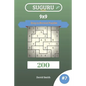 Suguru Puzzles - 200 Easy to Normal Puzzles 9x9 Vol.7 - Paperback