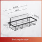 Punch-free Household Toilet Iron Toiletries Wall Storage Shelf