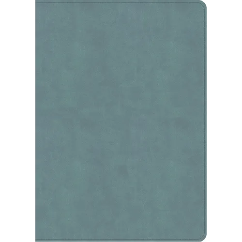 NASB Notetaking Bible, Large Print Edition, Earthen Teal Suedesoft Leathertouch - Imitation Leather