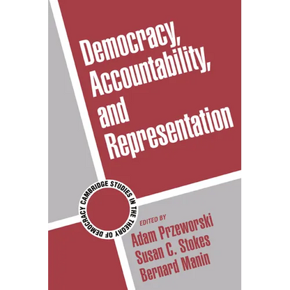 Democracy, Accountability, and Representation - Paperback