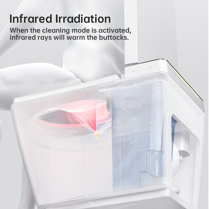 Modern integrated Smart toilet, Auto Open/Close lid, temperature heating seat...