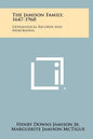 The Jamison Family, 1647-1960: Genealogical Records And Memoranda - Hardcover