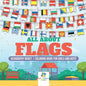 All About Flags Geography Boost Coloring Book for Girls and Boys - Paperback