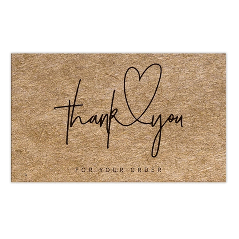 English Holiday Thank You Simple And DIY Creative Greeting Card
