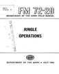 FM 72-20 Jungle Operations, by United States. Department of the Army - Paperback